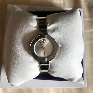 Movado Bold silver watch brand new